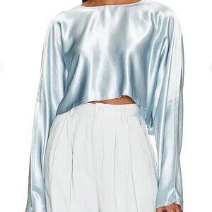 Nonchalant Label Shirt- Light Blue